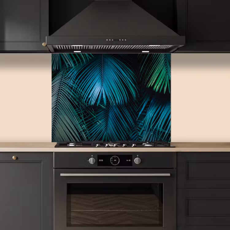 Jungle -  Palmblad - Natuur keuken achterwand spatscherm middel -sfeer1