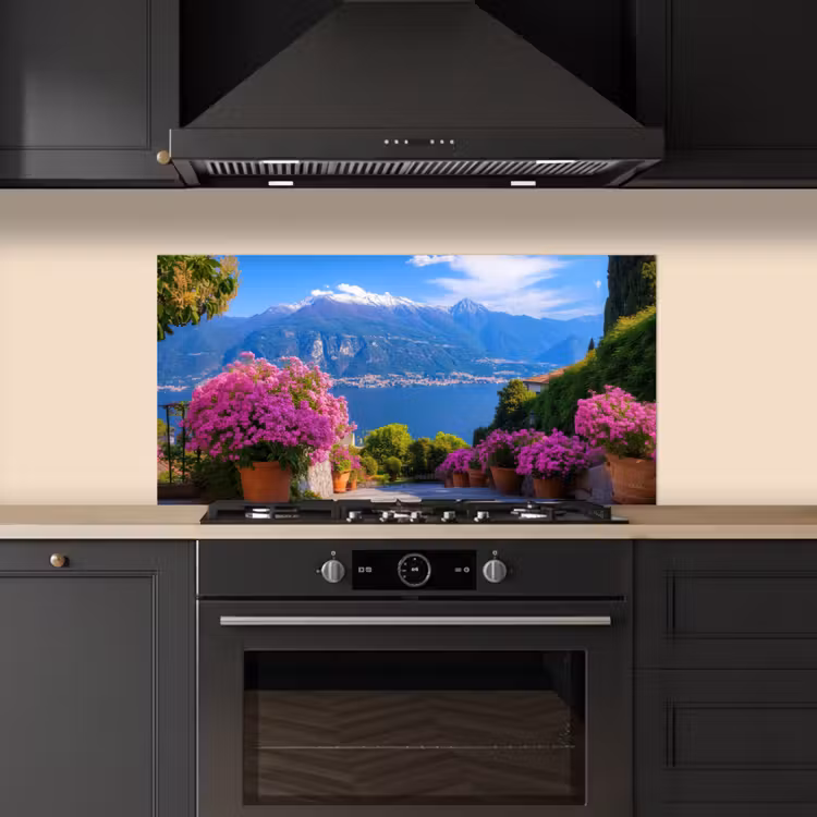 Lake Como - Italië - Landschap keuken achterwand spatscherm middel -sfeer1