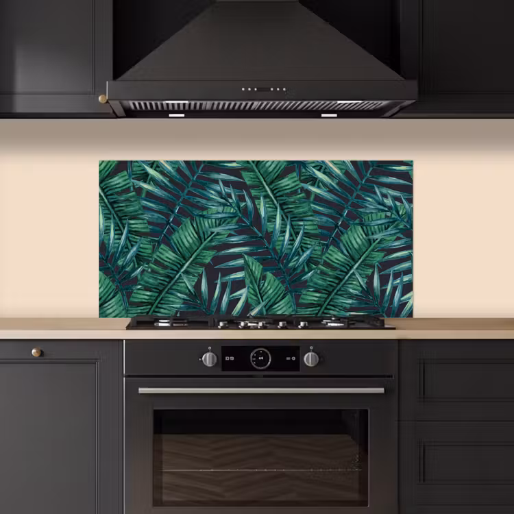 Bladeren - Tropisch - Jungle - Natuur keuken achterwand spatscherm middel -sfeer1