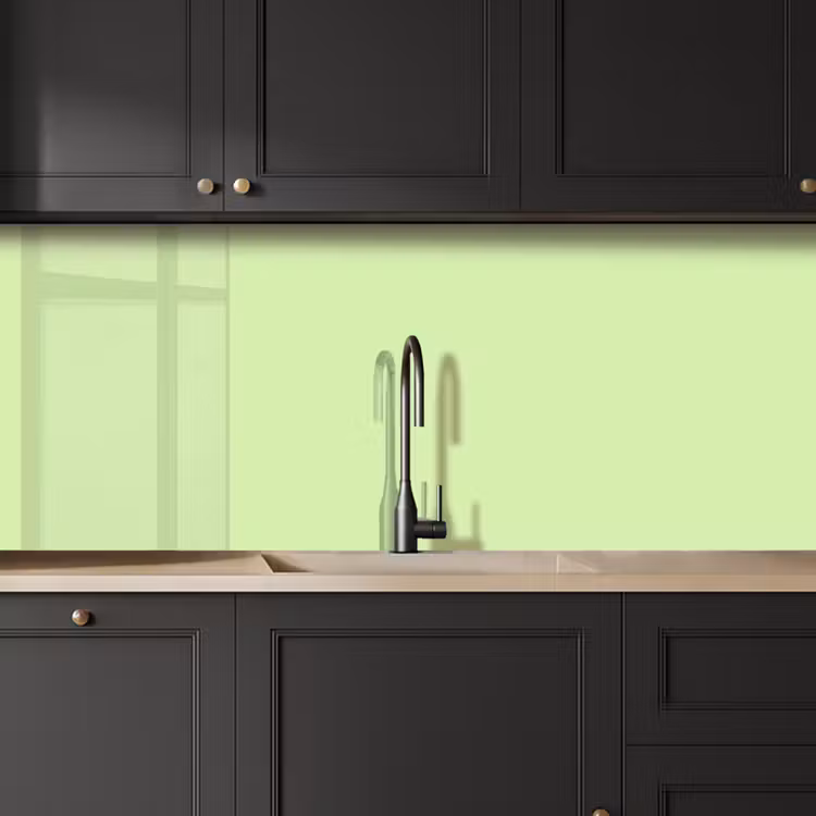 Light - Lime - Groen keuken achterwand 2 middel 871 -sfeer1