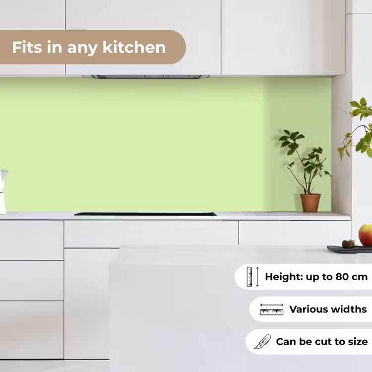 Light - Lime - Groen keuken achterwand 2 middel 871 -sfeer4_UK
