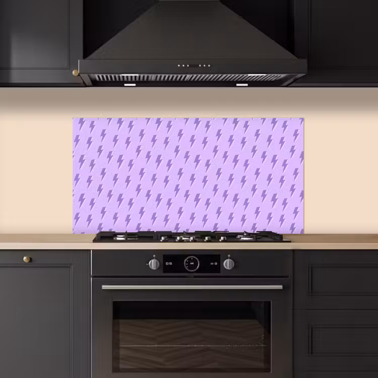 Bliksem - Paars - Lila keuken achterwand spatscherm middel 899 -sfeer1