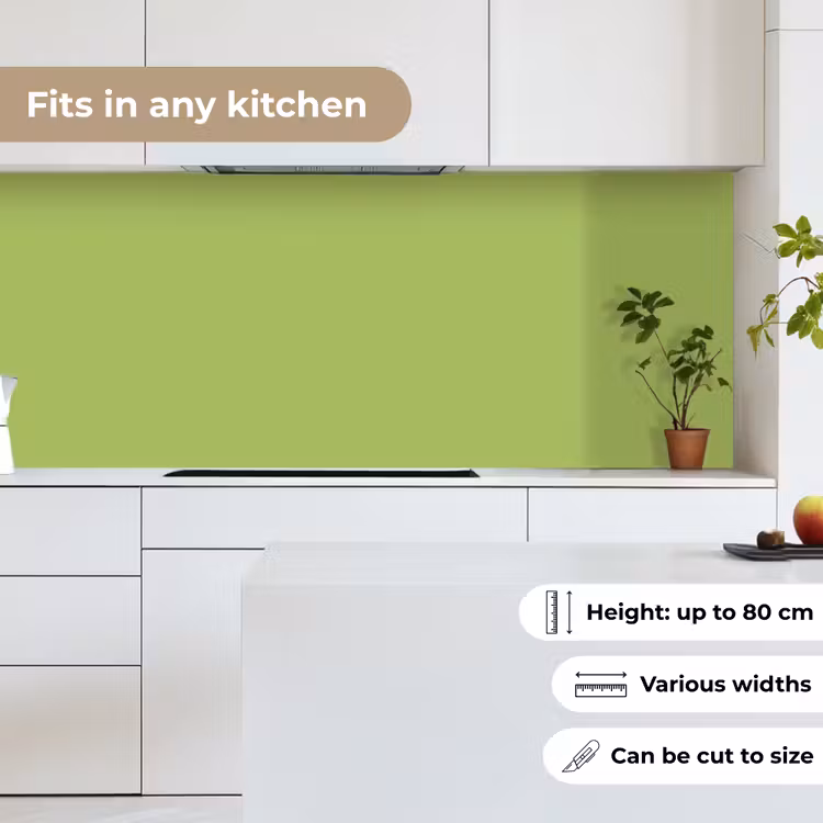 Lime - Glow - Groen keuken achterwand 2 middel 871 -sfeer4_UK