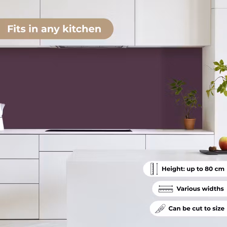 Midnight - Plum - Paars keuken achterwand 2 middel 871 -sfeer4_UK