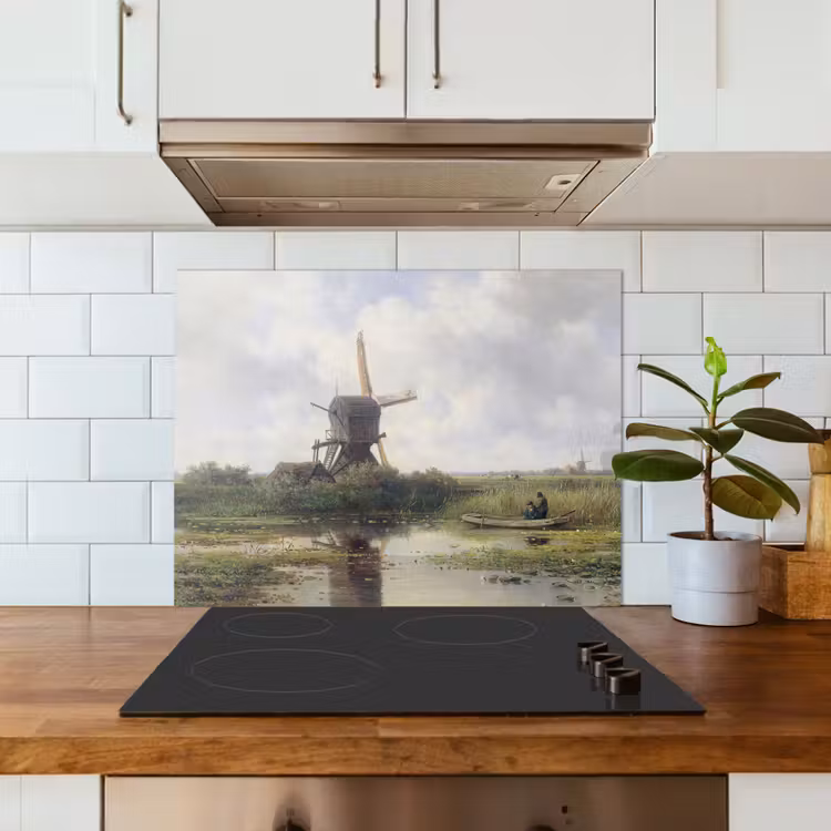Molen - Willem Roelofs - Oude meesters - Kunst keuken achterwand spatscherm middel -sfeer2