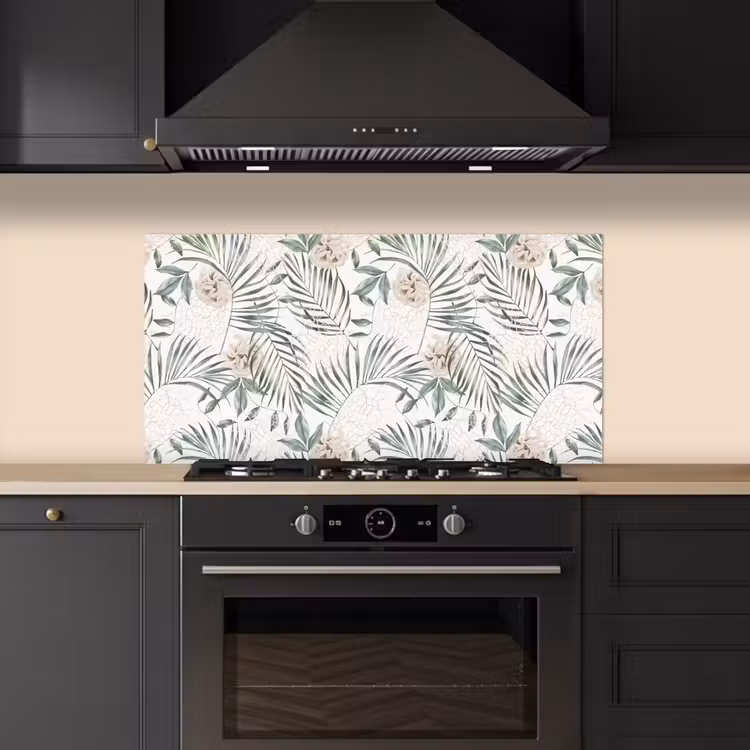 Monstera - Palmblad - Jungle - Tropisch keuken achterwand spatscherm middel -sfeer1