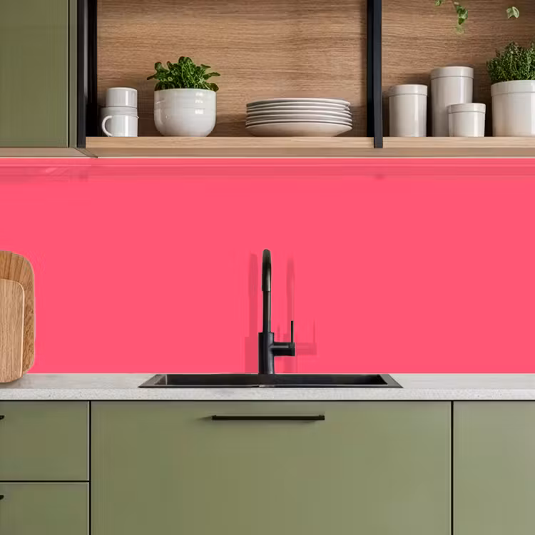 Neon - Flamingo - Roze keuken achterwand 2 middel 871 -sfeer3