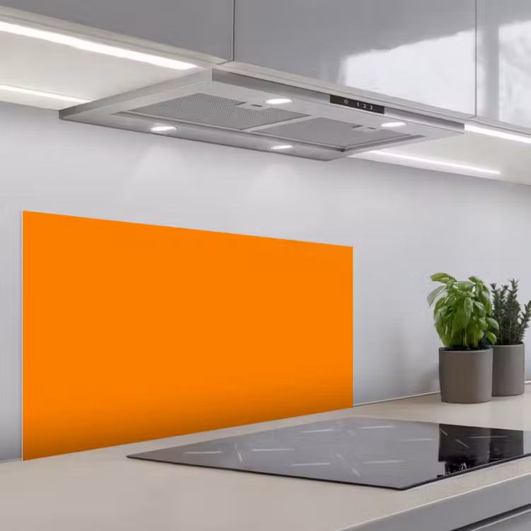 Oranje - Seizoenen - Herfst - Kleur keuken achterwand spatscherm middel 899 -3d_schuin