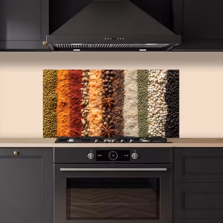 Banen - Verticaal - Kruiden - Variatie keuken achterwand spatscherm middel -sfeer1