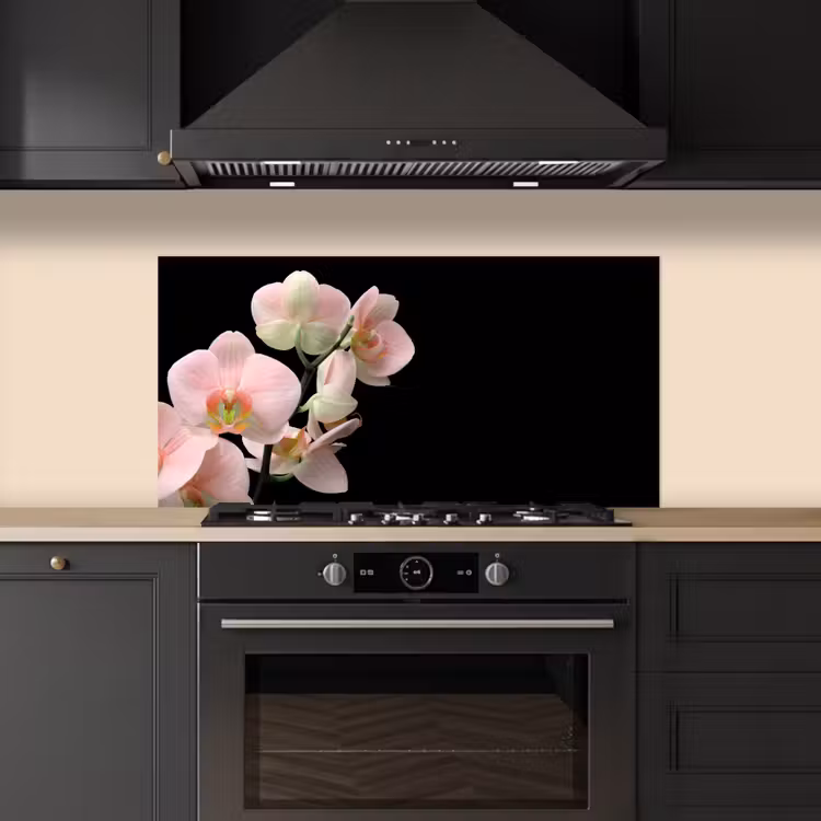 Orchidee - Bloemen - Roze - Stilleven - Flora keuken achterwand spatscherm middel -sfeer1