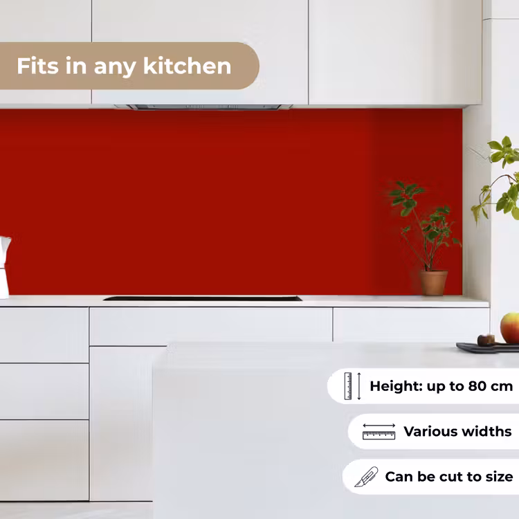 Oxblood - Maroon - Rood keuken achterwand 2 middel 871 -sfeer4_UK