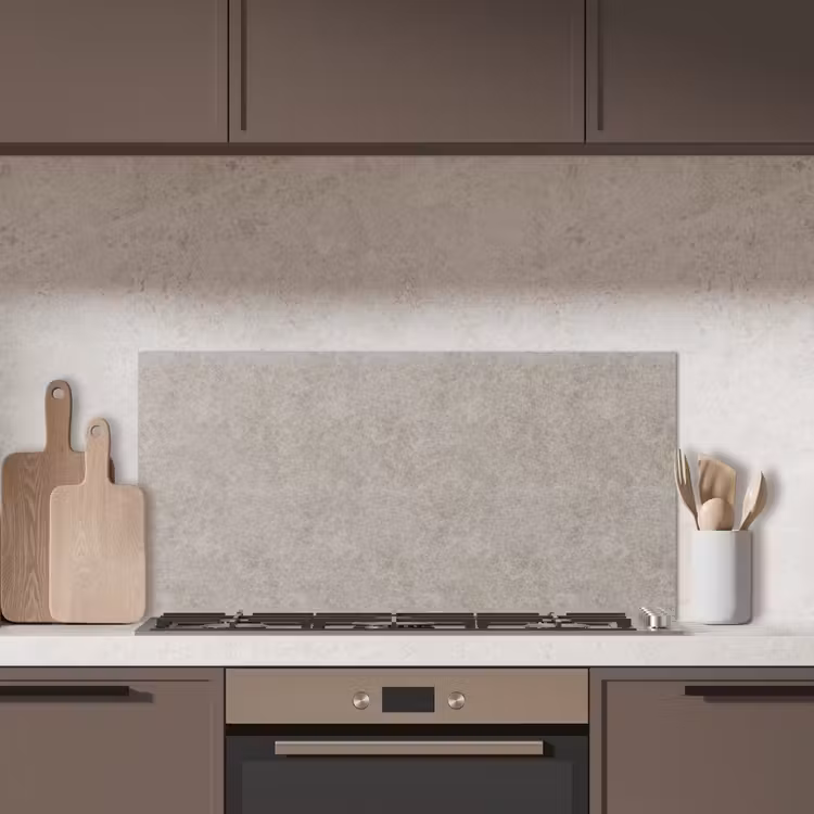 Patroon - Beton - Grijs keuken achterwand spatscherm middel 899 -sfeer2