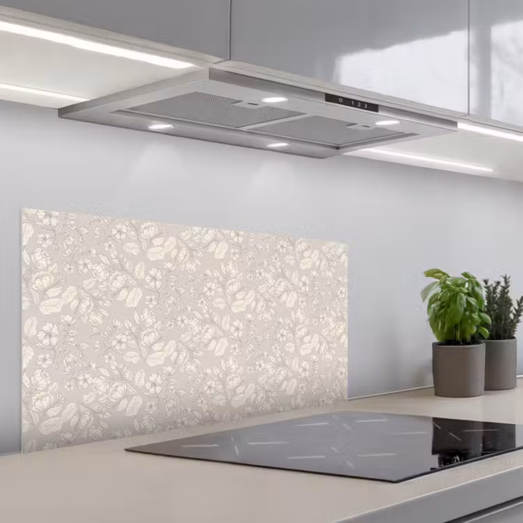 Pioenrozen - Bloesem - Bessen keuken achterwand spatscherm middel 899 -3d_schuin