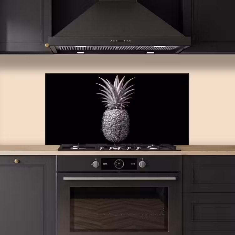 Ananas - Gedetailleerd - Bladeren keuken achterwand spatscherm middel -sfeer1