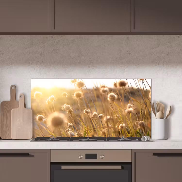 Planten - Natuur - Bloemen - Zon - Horizon keuken achterwand spatscherm middel -sfeer2
