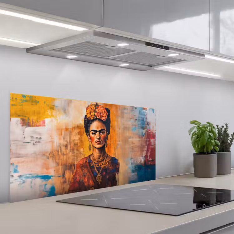 Portret - Sieraden - Schilderachtig keuken achterwand spatscherm middel -3d_schuin