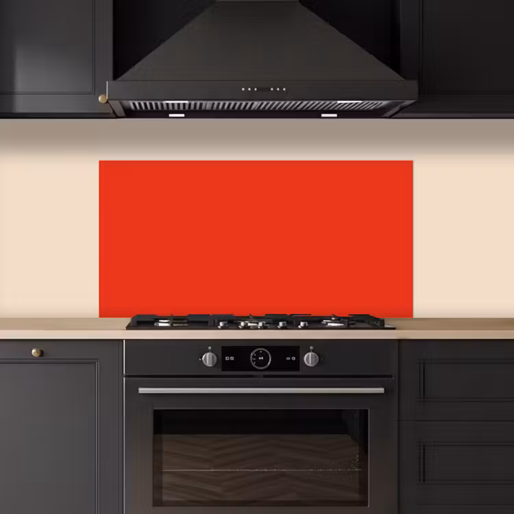 Rood - Kleur - Effen keuken achterwand spatscherm middel 899 -sfeer1