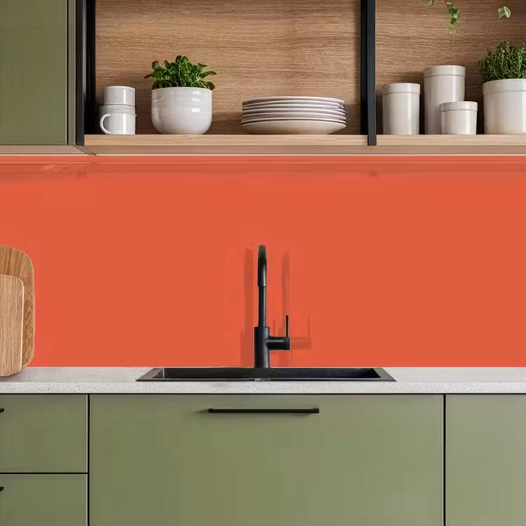 Rustic - Clay - Oranje keuken achterwand 2 middel 871 -sfeer3