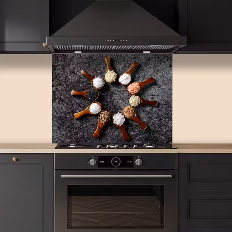 Zoutkristallen Sterrenstelsel keuken achterwand spatscherm middel -sfeer1