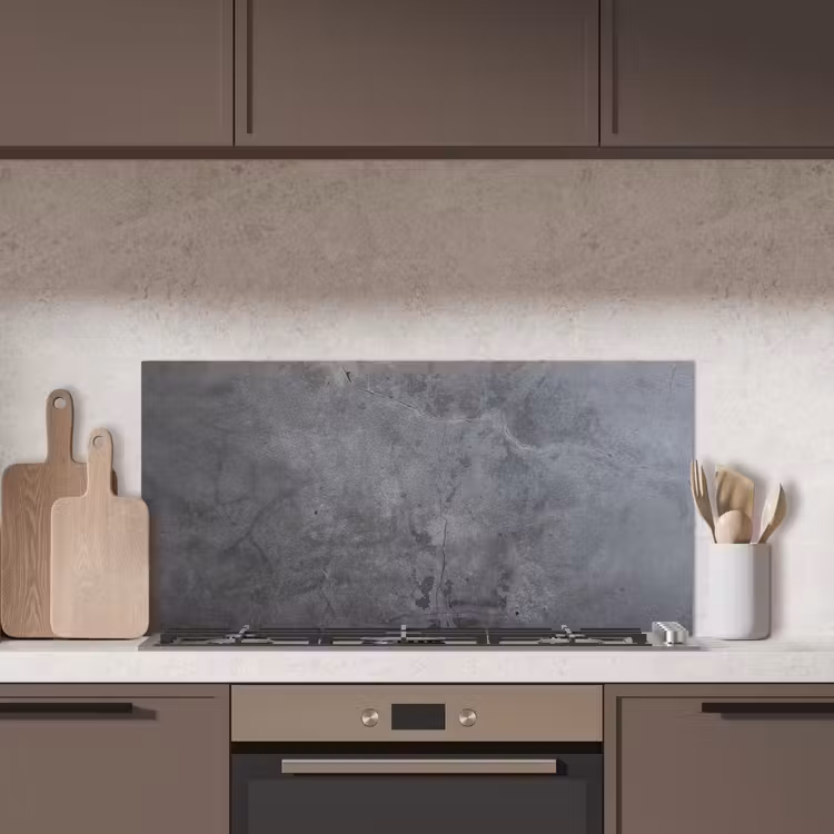 Schaduwspel op Beton keuken achterwand spatscherm middel -sfeer2