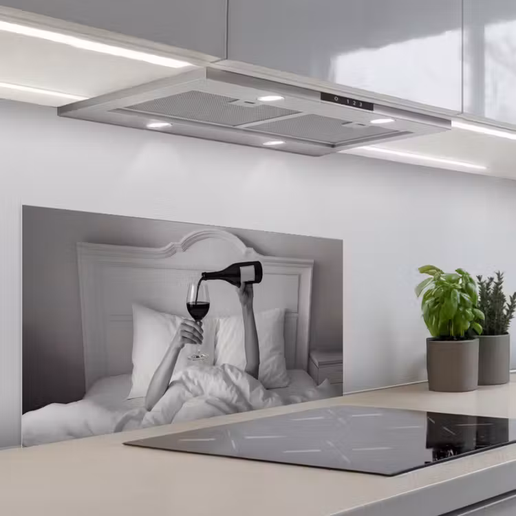 Lakens - Armen - Wijn - Glas keuken achterwand spatscherm middel -3d_schuin