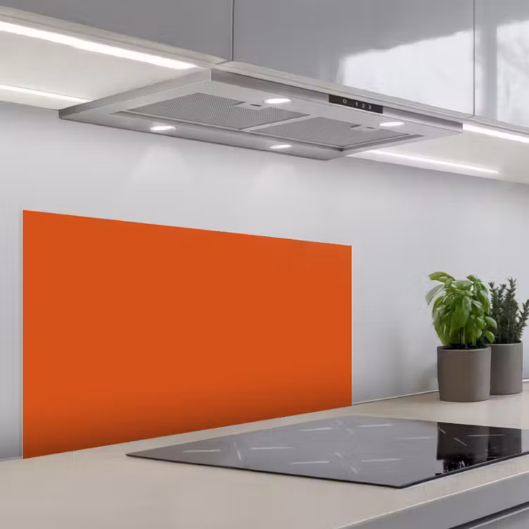 Sienna - Aarde - Kleuren - Effen keuken achterwand spatscherm middel 899 -3d_schuin