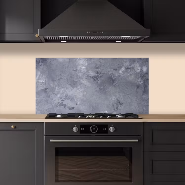 Leisteen - Beton - Retro - Structuren - Grijs - Rustiek keuken achterwand spatscherm middel -sfeer1