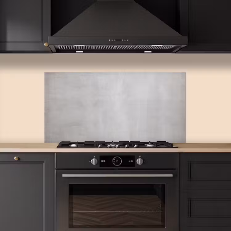 Zacht Betonnen Fluistering keuken achterwand spatscherm middel -sfeer1