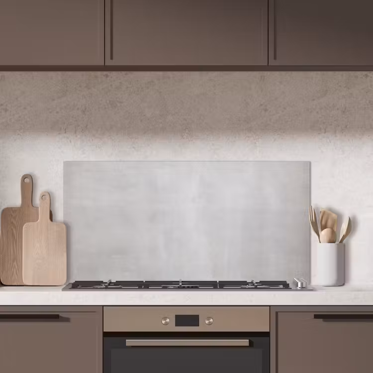 Zacht Betonnen Fluistering keuken achterwand spatscherm middel -sfeer2