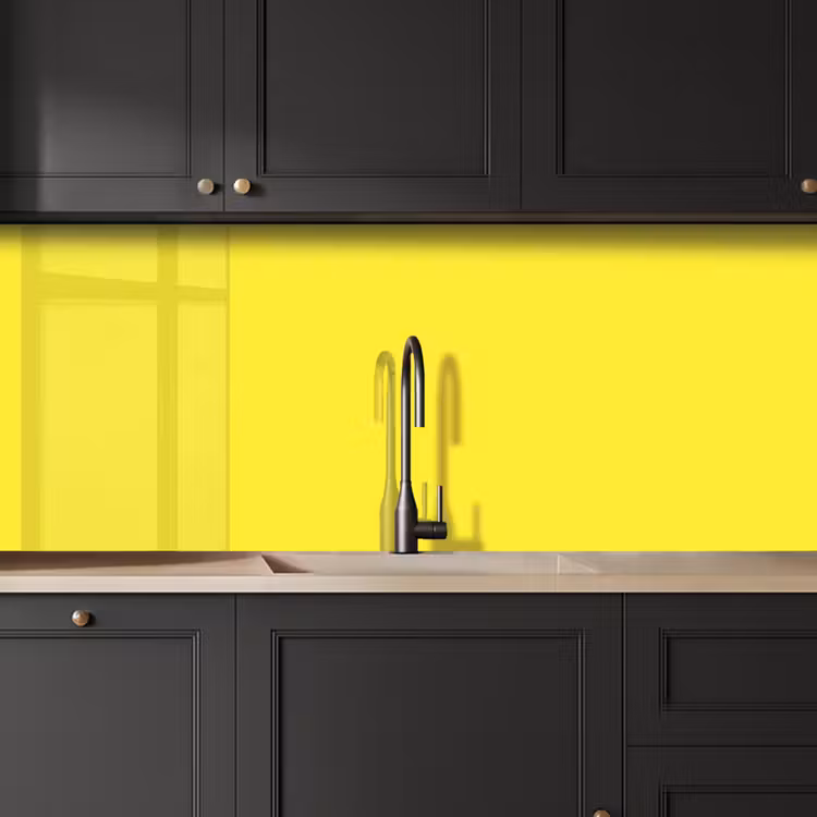 Soft - Custard - Geel keuken achterwand 2 middel 871 -sfeer1
