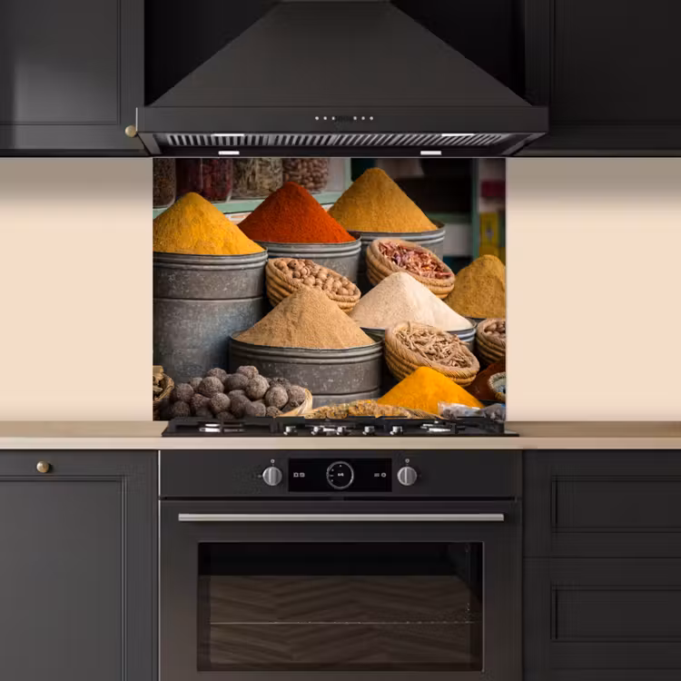 Specerijenmarkt Impressie keuken achterwand spatscherm middel -sfeer1