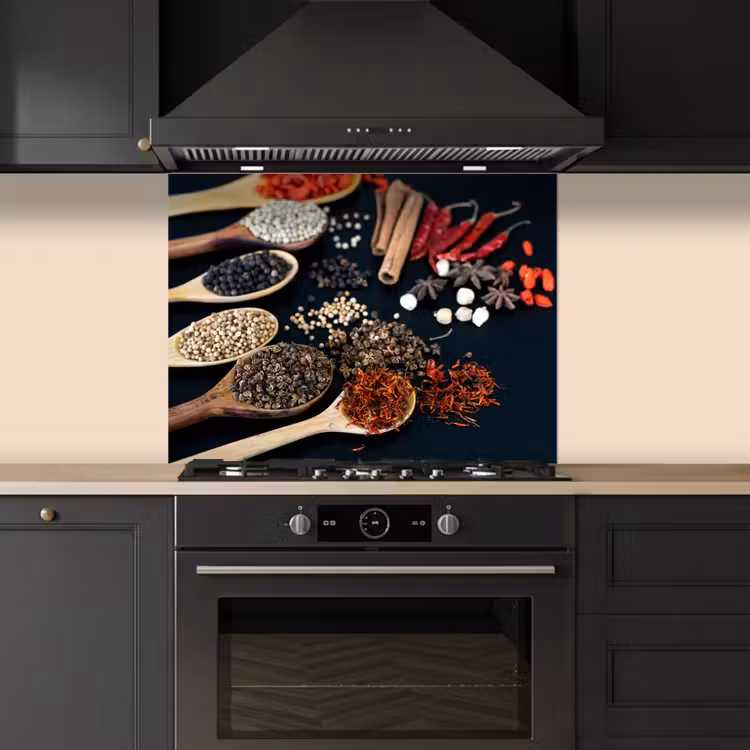 Specerijen Symfonie keuken achterwand spatscherm middel -sfeer1