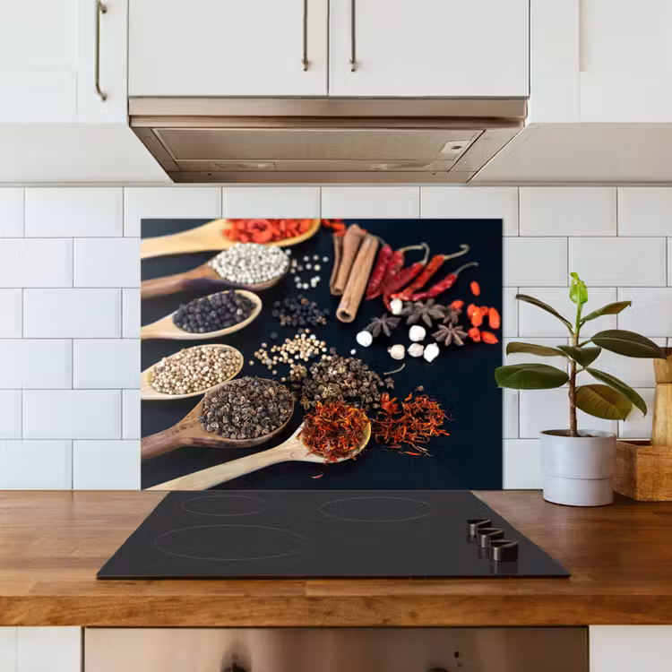 Specerijen Symfonie keuken achterwand spatscherm middel -sfeer2