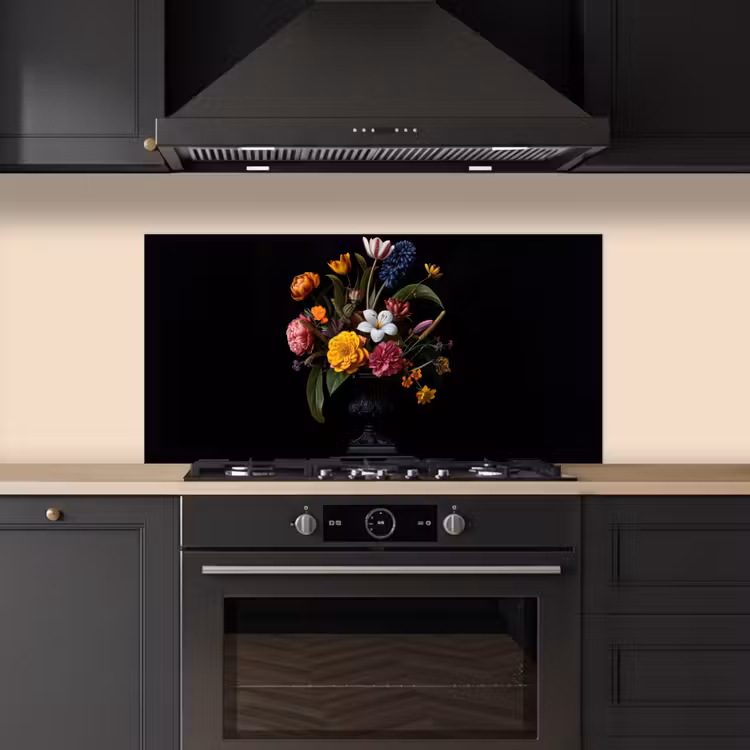 Lente - Bloemen - Klassiek - Vaas keuken achterwand spatscherm middel -sfeer1
