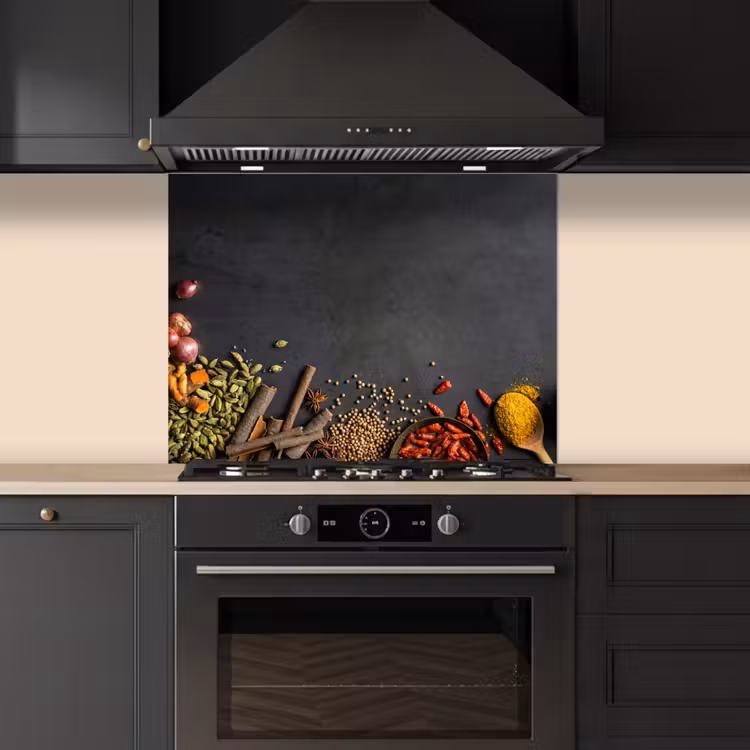 Stilleven van Specerijen en Aroma's keuken achterwand spatscherm middel -sfeer1