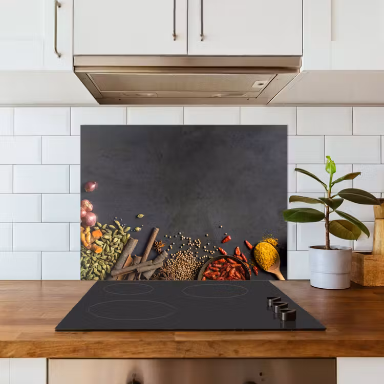 Stilleven van Specerijen en Aroma's keuken achterwand spatscherm middel -sfeer2