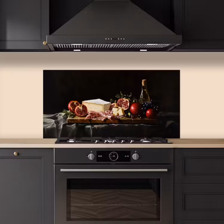 Stilleven - Vintage - Borrelplank keuken achterwand spatscherm middel -sfeer1