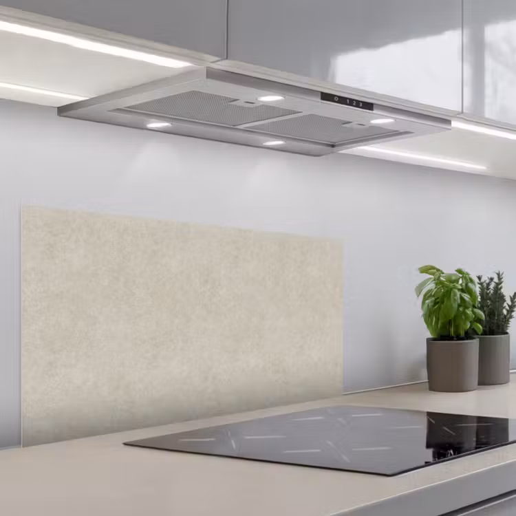 Steen - Beton - Patronen keuken achterwand spatscherm middel 899 -3d_schuin