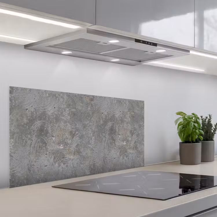 Stenen - Beton - Patronen keuken achterwand spatscherm middel 899 -3d_schuin