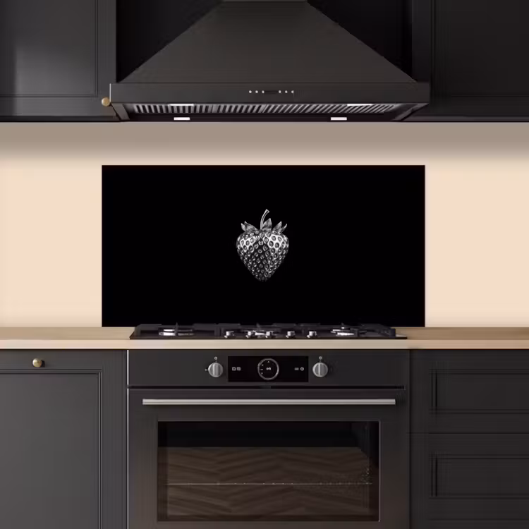 Aardbei - Zaadstructuur - Realistisch keuken achterwand spatscherm middel -sfeer1