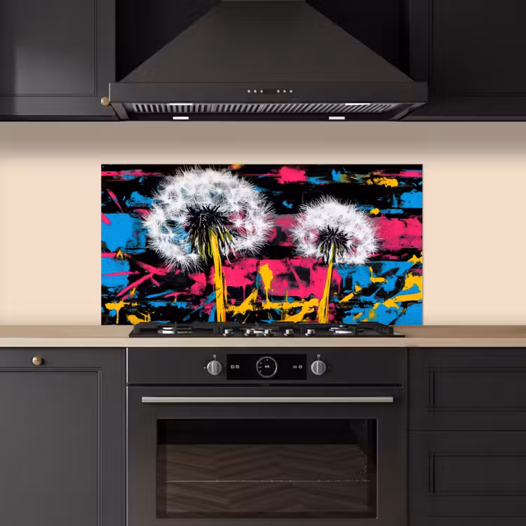Street Art - Kleurrijk - Muur keuken achterwand spatscherm middel -sfeer1
