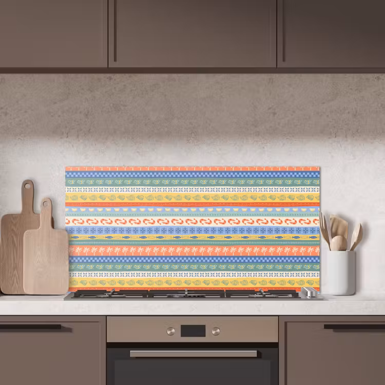 Zee - Sfeer - Oester - Garnaal keuken achterwand spatscherm middel 899 -sfeer2