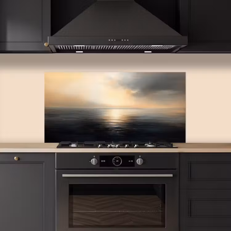 Zon - Horizon - Zee keuken achterwand spatscherm middel -sfeer1