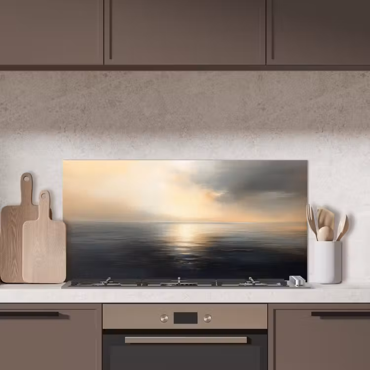 Zon - Horizon - Zee keuken achterwand spatscherm middel -sfeer2