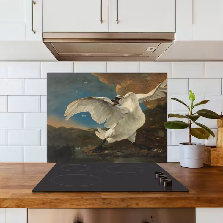 Zwaan - Oude meesters - Jan Asselijn keuken achterwand spatscherm middel -sfeer2