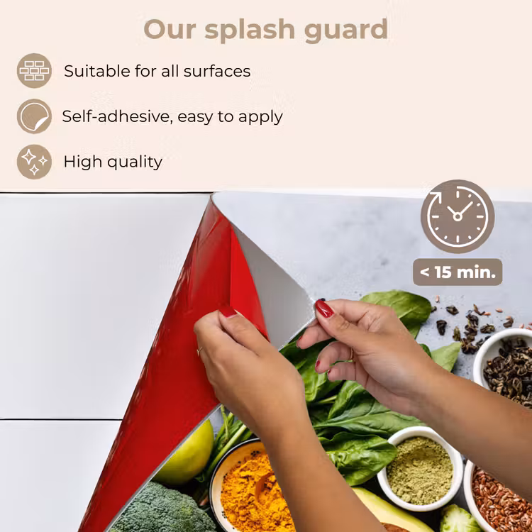 Symfonie van Superfoods keuken achterwand spatscherm middel -spatscherm_EN