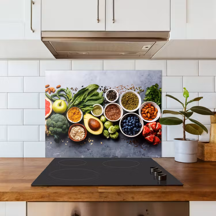 Symfonie van Superfoods keuken achterwand spatscherm middel -sfeer2