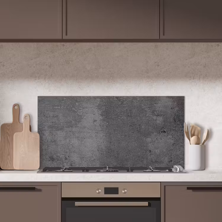 Structuur - Beton - Grijs - Industrieel - Rustiek keuken achterwand spatscherm middel -sfeer2