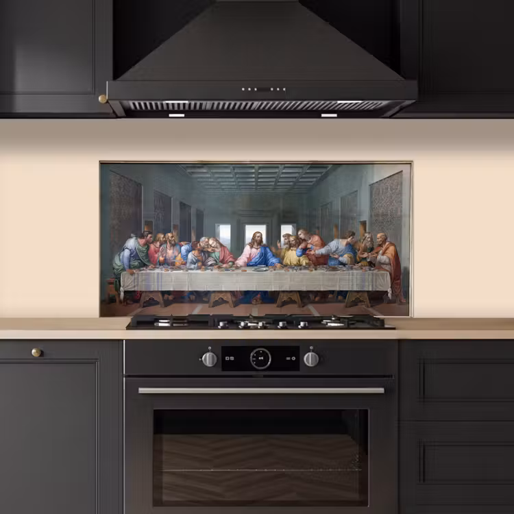 Het laatste avondmaal - Leonardo da Vinci keuken achterwand spatscherm middel -sfeer1