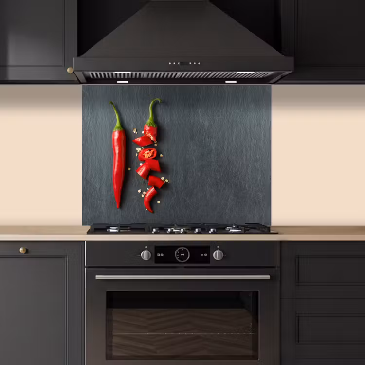 Het Spectrum van Pittigheid keuken achterwand spatscherm middel -sfeer1